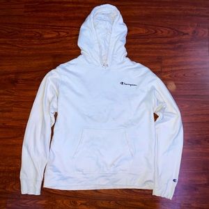 White Champion Hoodie